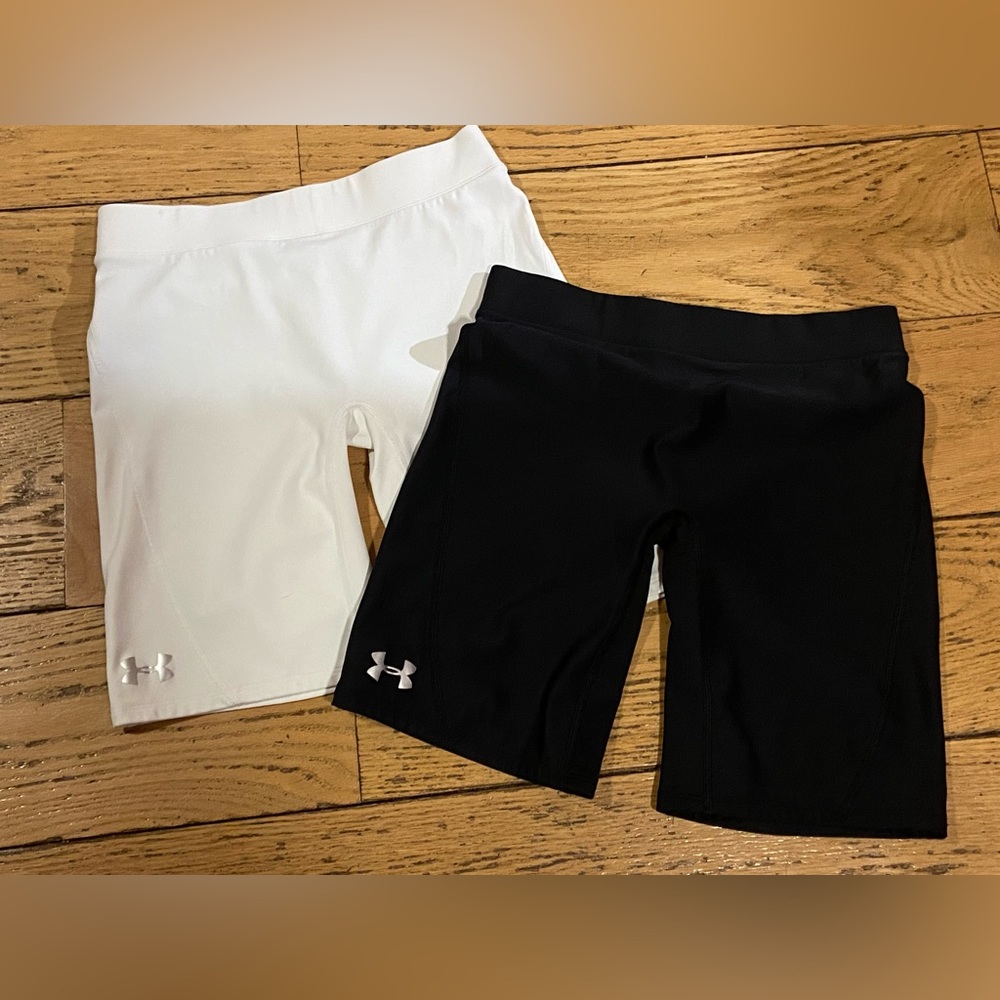 Under Armour Bike Shorts ~ Two Pairs ~ Women’s Medium